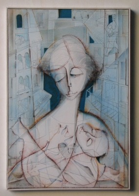 «Donna con bambino»